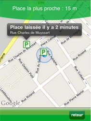 ILN : trouvez une place de parking grâce à l'iPhone